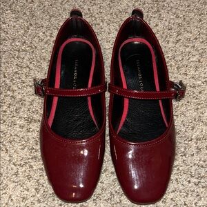 Red Mary Jane Shoes